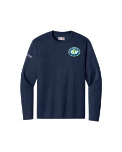 Long Sleeve Performance Tee - Navy: Men's