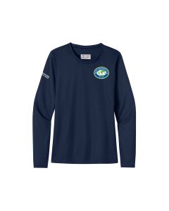 Long Sleeve Performance Tee - Navy: Women's